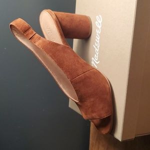 NWT Madewell Suede Heels